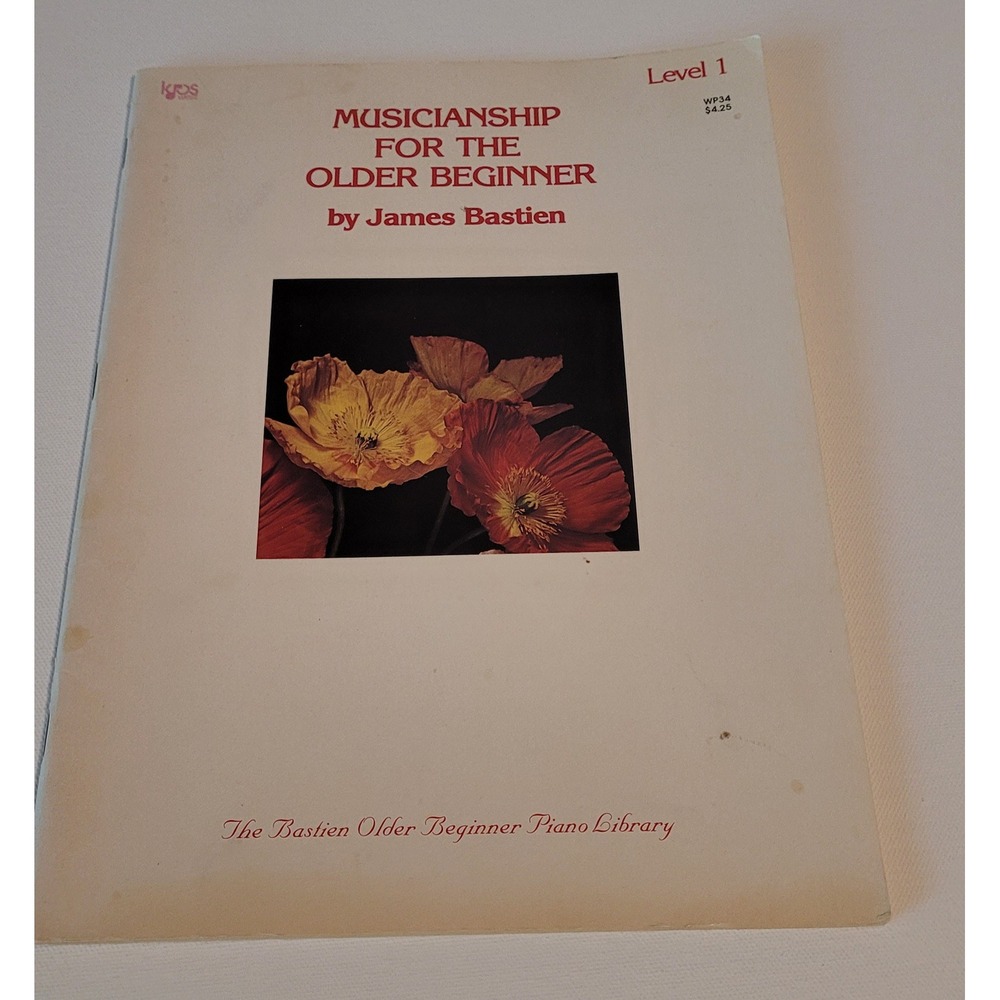 Bastien Musicianship for the Older Beginner Piano Level 1 WP34 James Bastien G